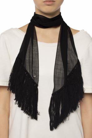 Fringed scarf, zdjęcie 2 Fringed scarf od Saint Laurent
